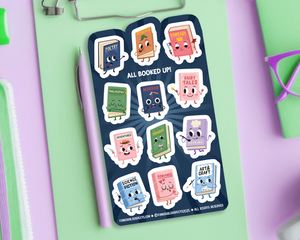 Books Sticker Sheet