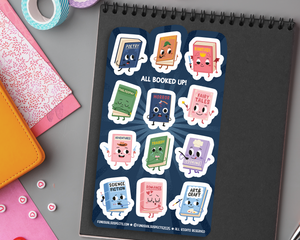 Books Sticker Sheet