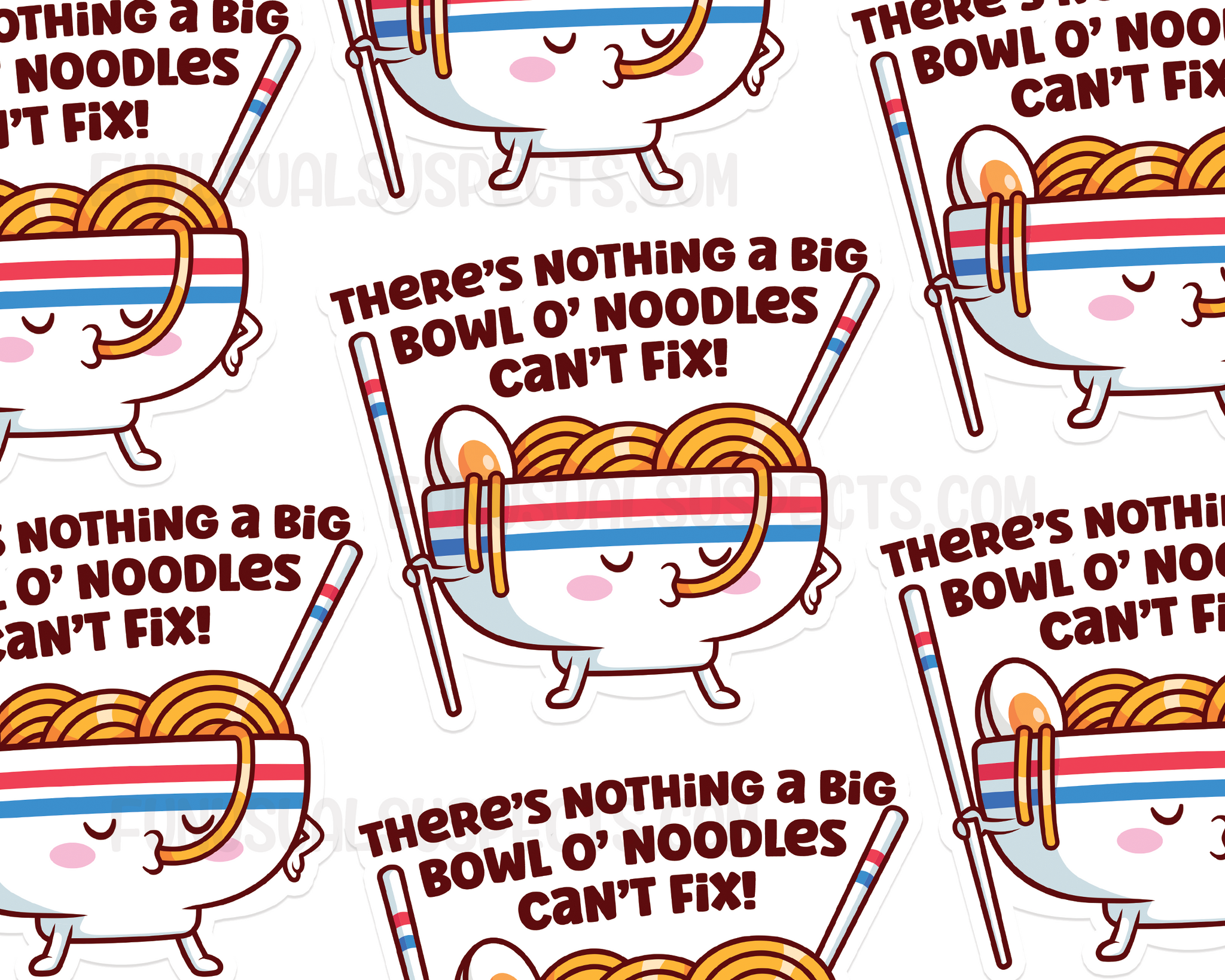 Bowl Of Noodles Sticker