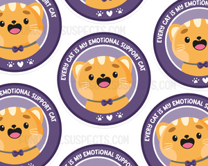 Cat Emotional Support Sticker