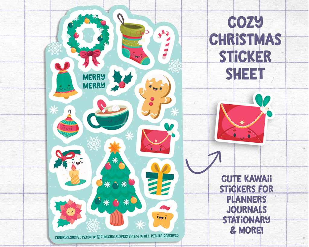 Christmas Merry Merry Sticker Sheet