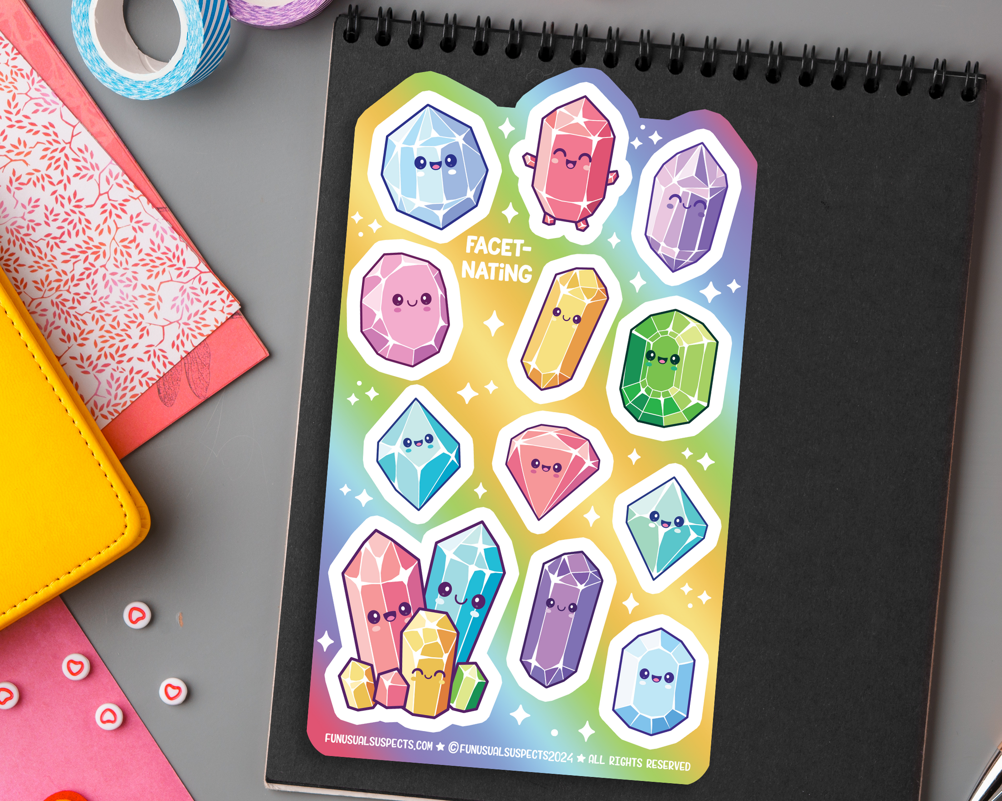 Crystal Sticker Sheet