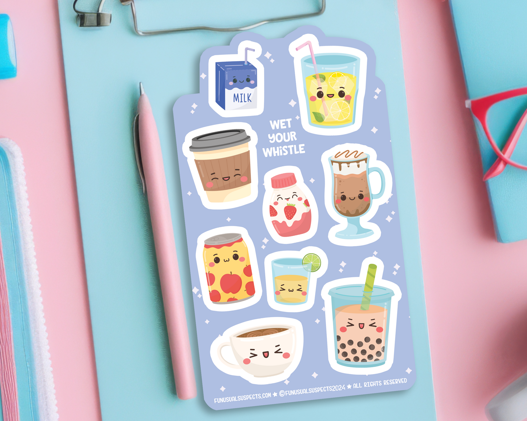 Soft Drinks Sticker Sheet