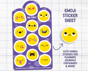 Emoji Sticker Sheet