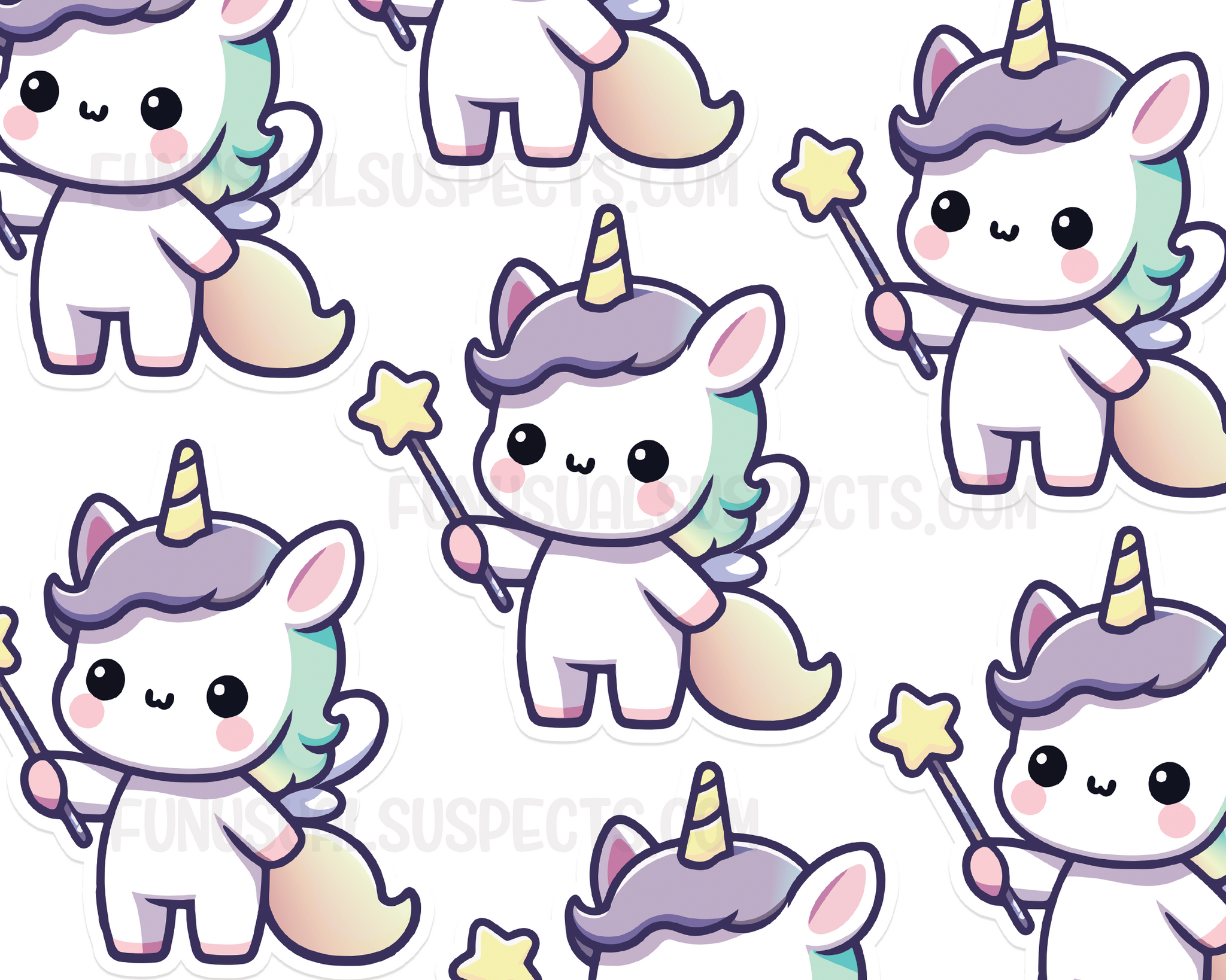 Unicorn Fairy Sticker