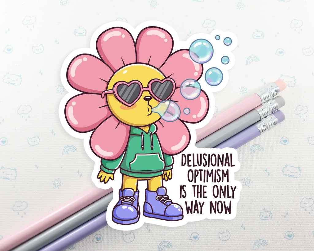 Dilusional Flower Sticker