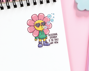 Dilusional Flower Sticker