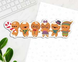 Gingerbread Long Sticker