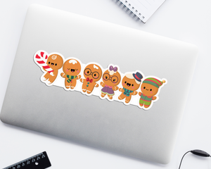 Gingerbread Long Sticker