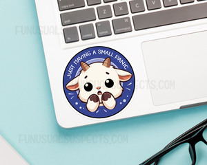 Goat Having A Small Panic Sticker