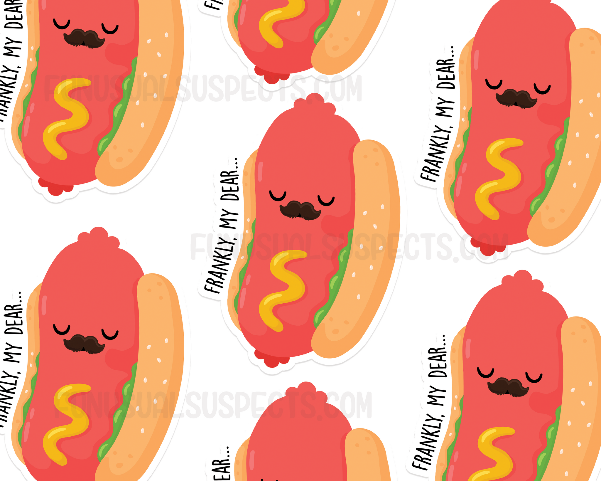 Hot Dog Sticker