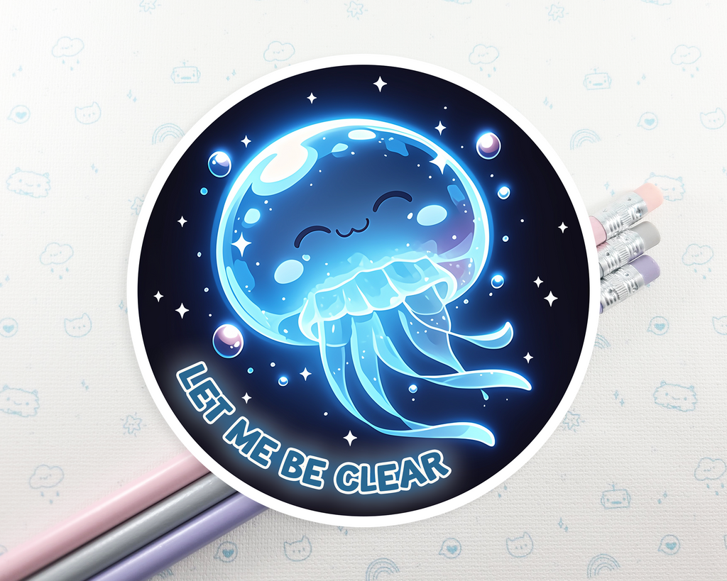 Jellyfish Pun Sticker