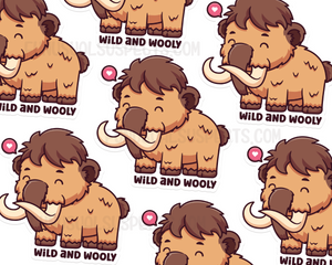 Wooly Mammoth Sticker