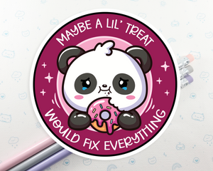 Panda Little Treat Sticker