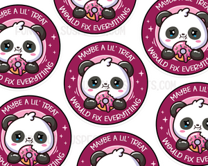 Panda Little Treat Sticker