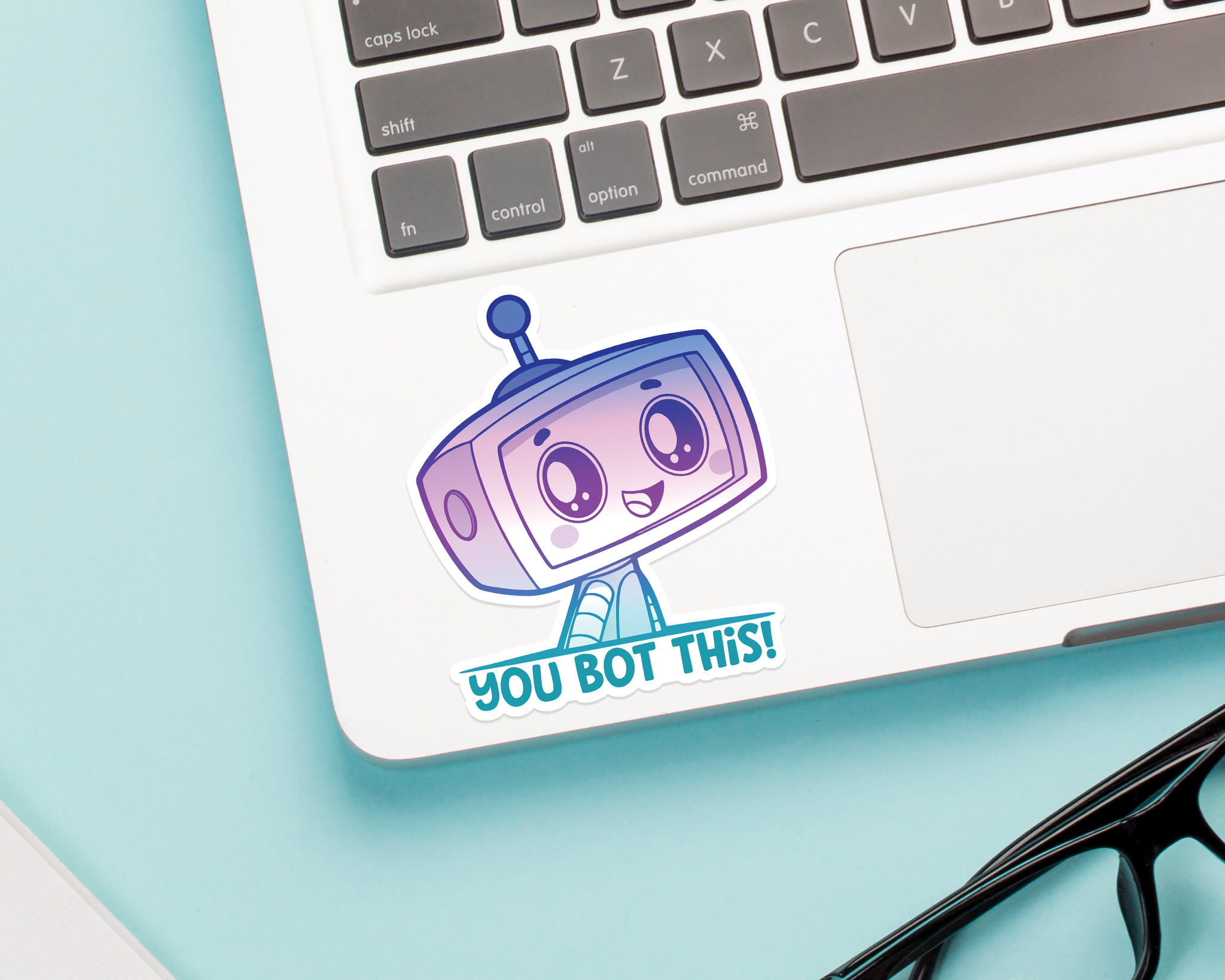 Robot You Bot This Sticker