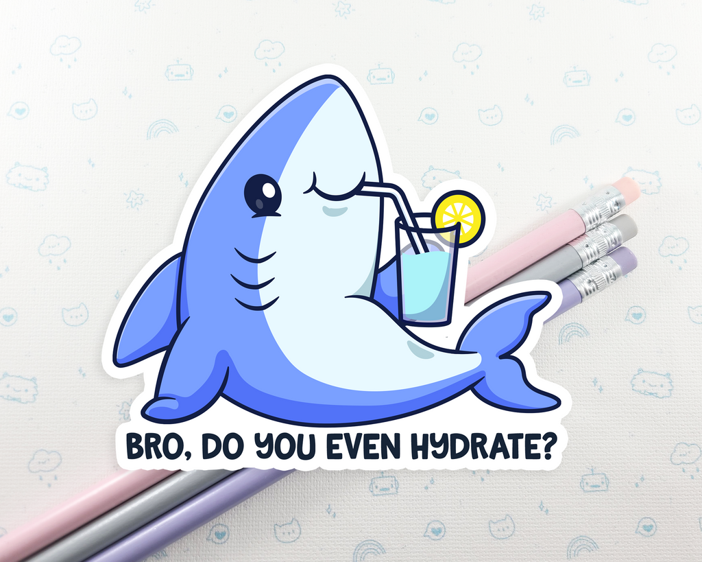 Shark Hydrate Sticker