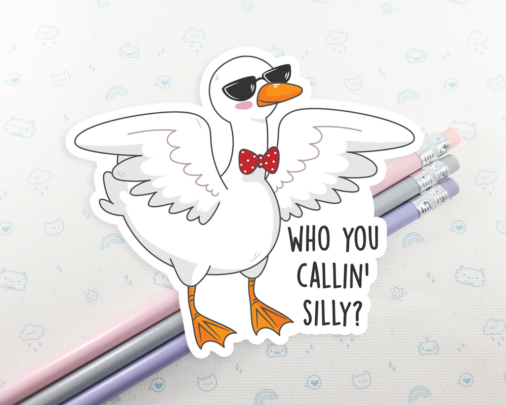 Silly Goose Sticker