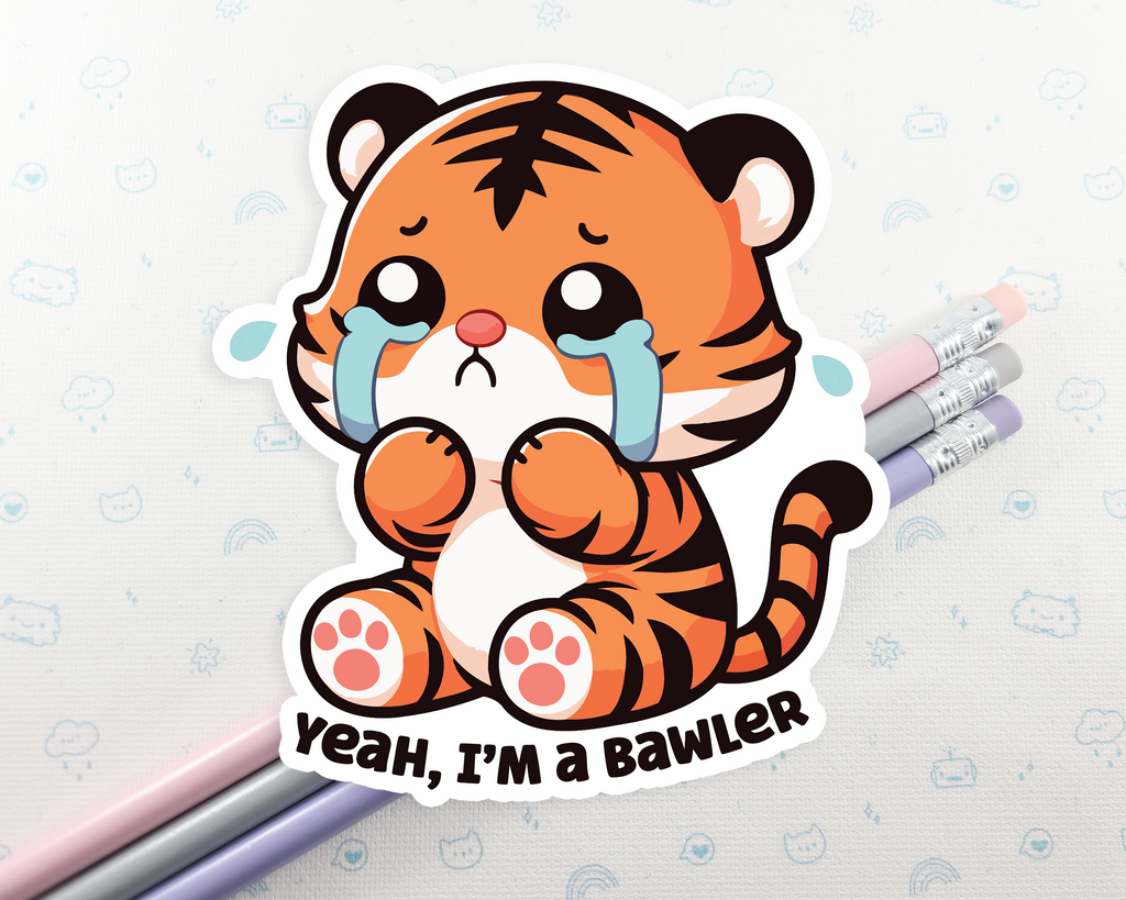 Tiger Bawler Sticker