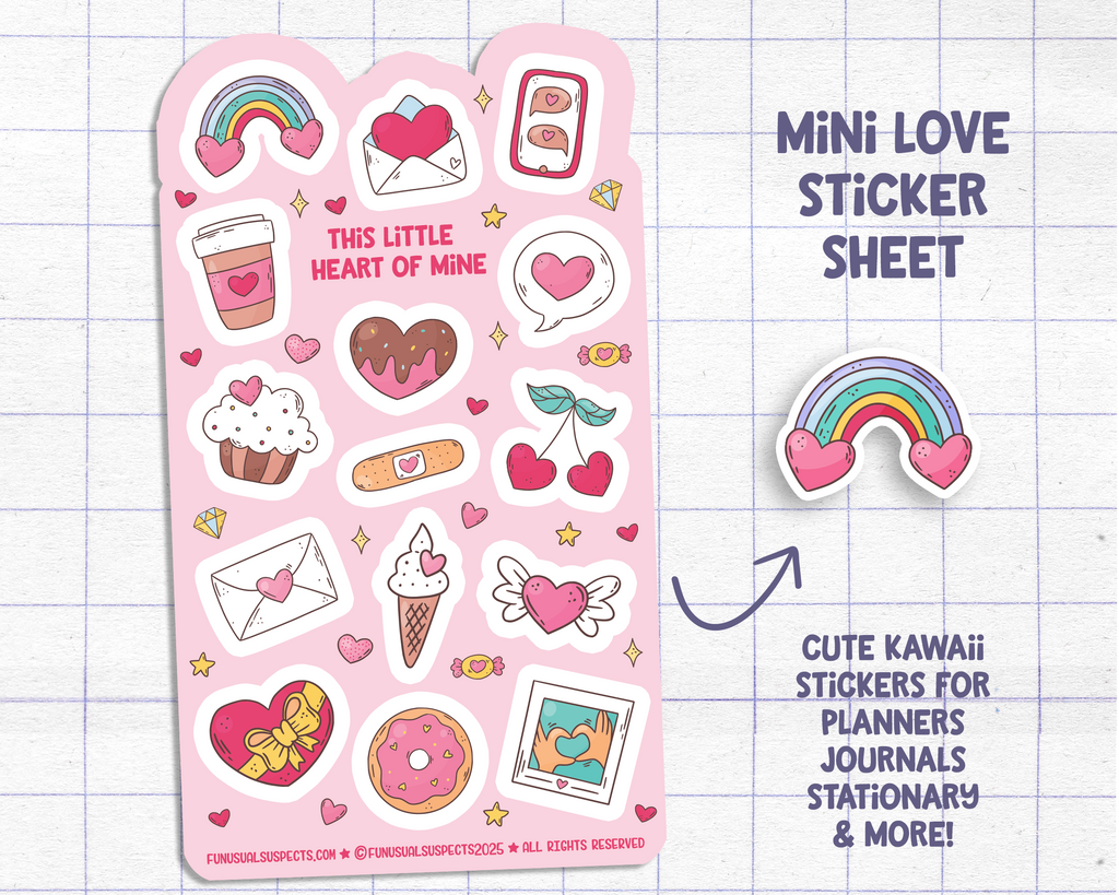 Love Minis Sticker Sheet