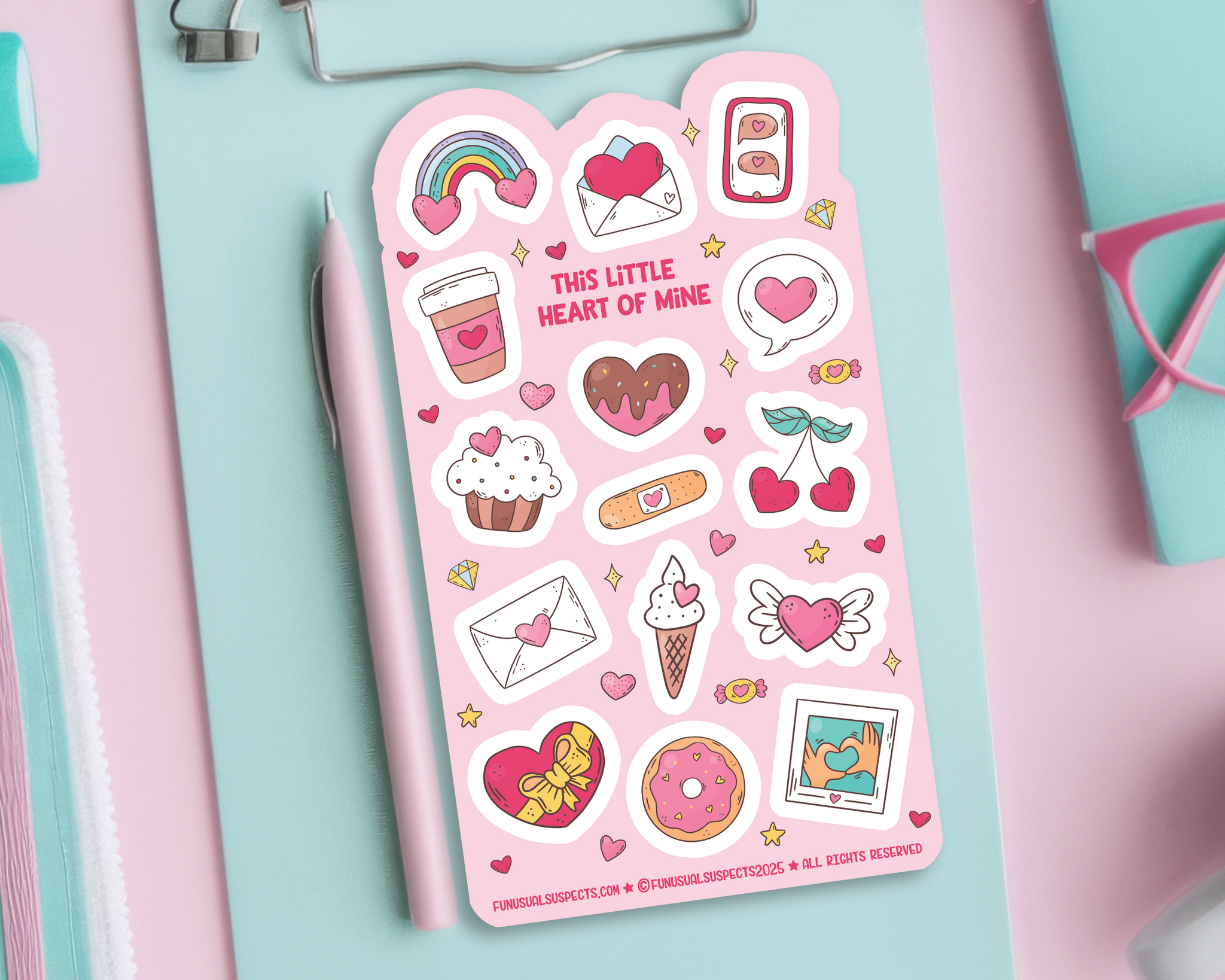 Love Minis Sticker Sheet