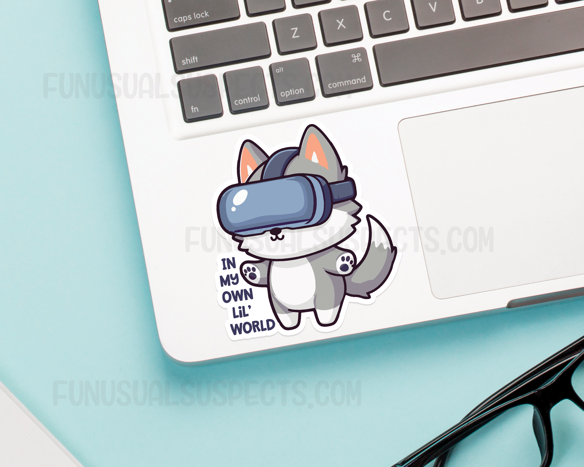 Wolf VR World Sticker