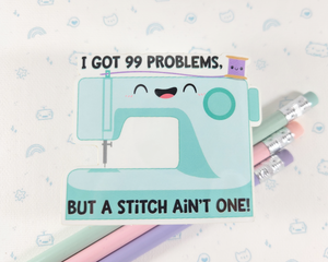 Sewing Machine Sticker