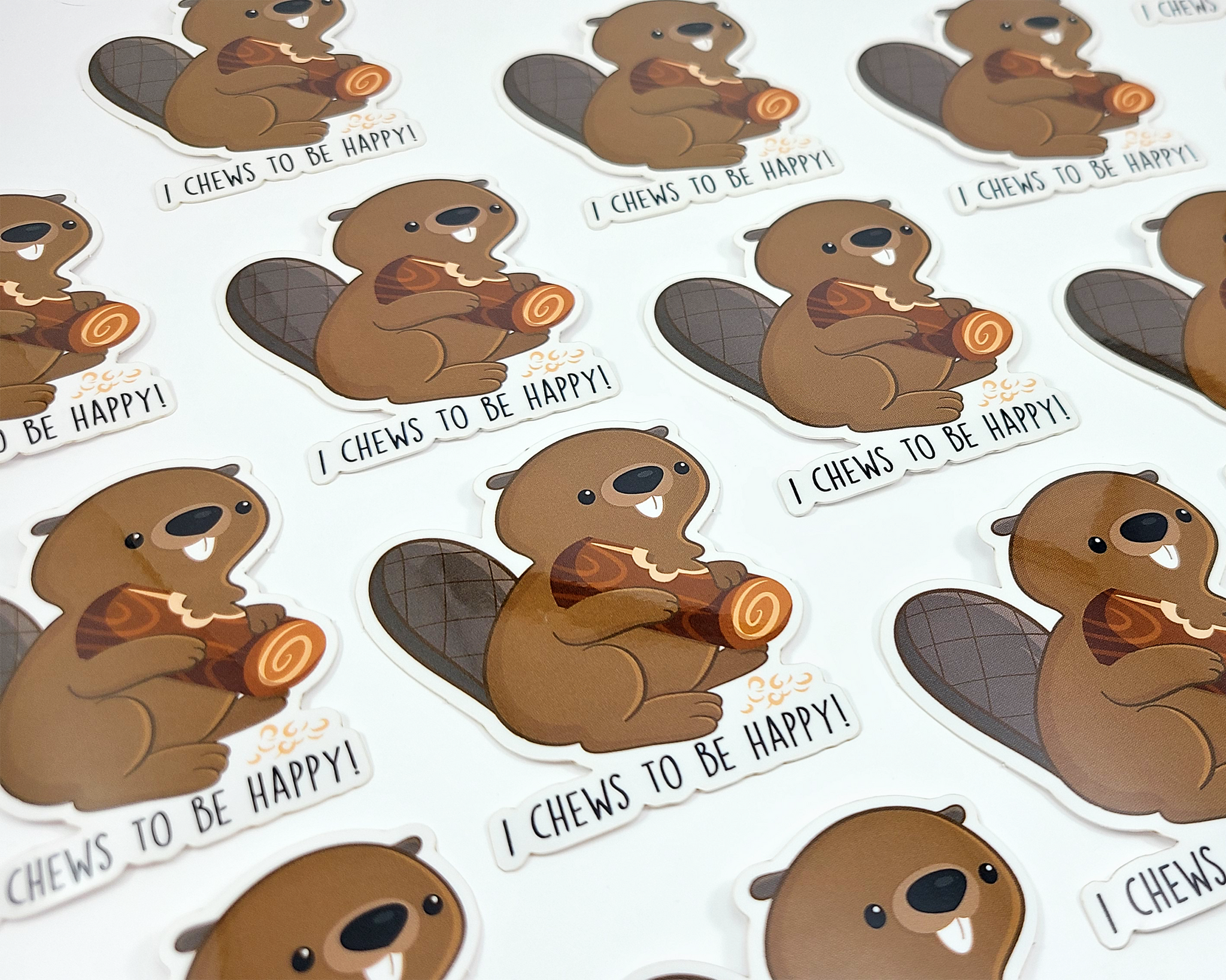 Beaver Sticker – FunUsualSuspects