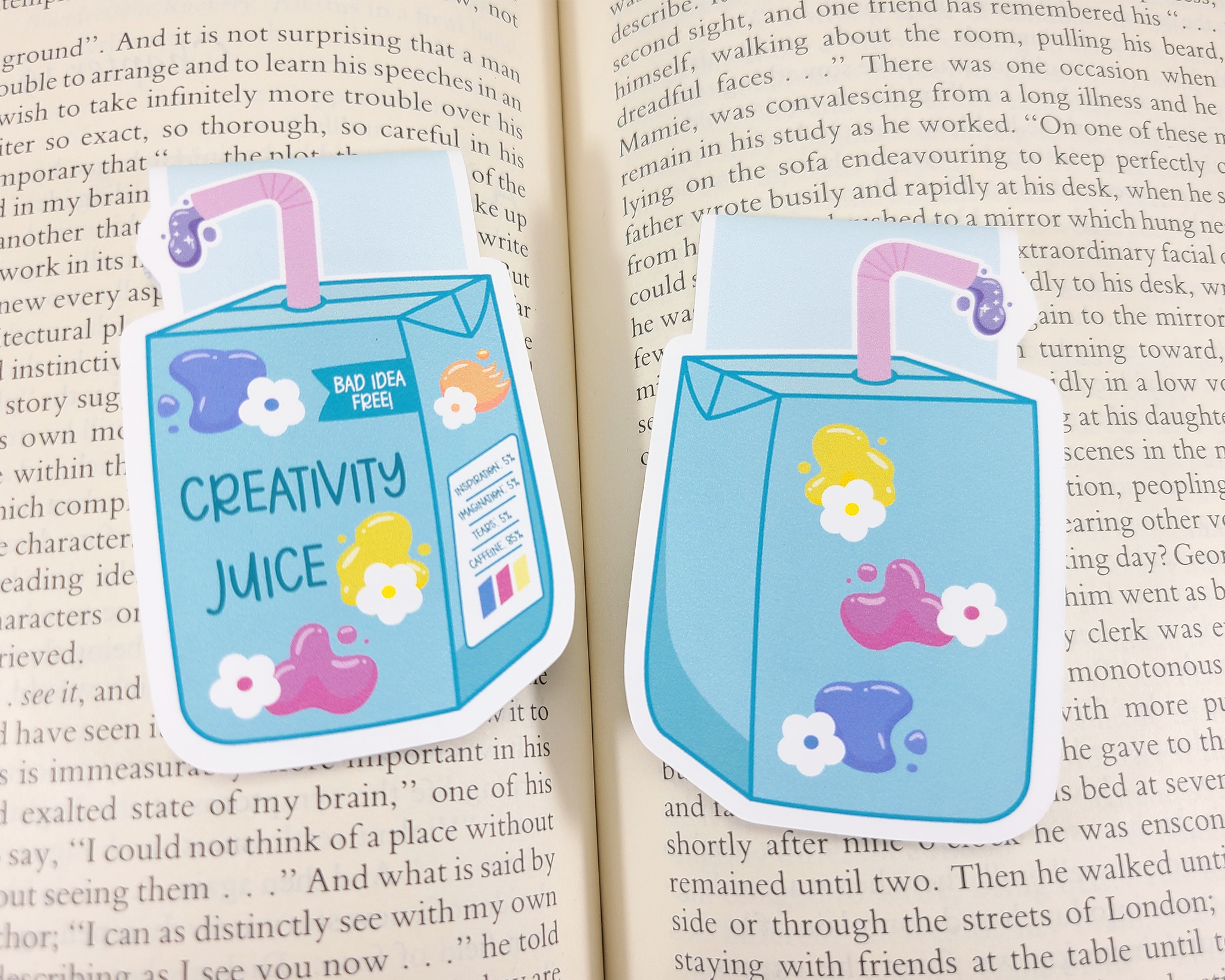 Creativity Juice Magnetic Bookmark