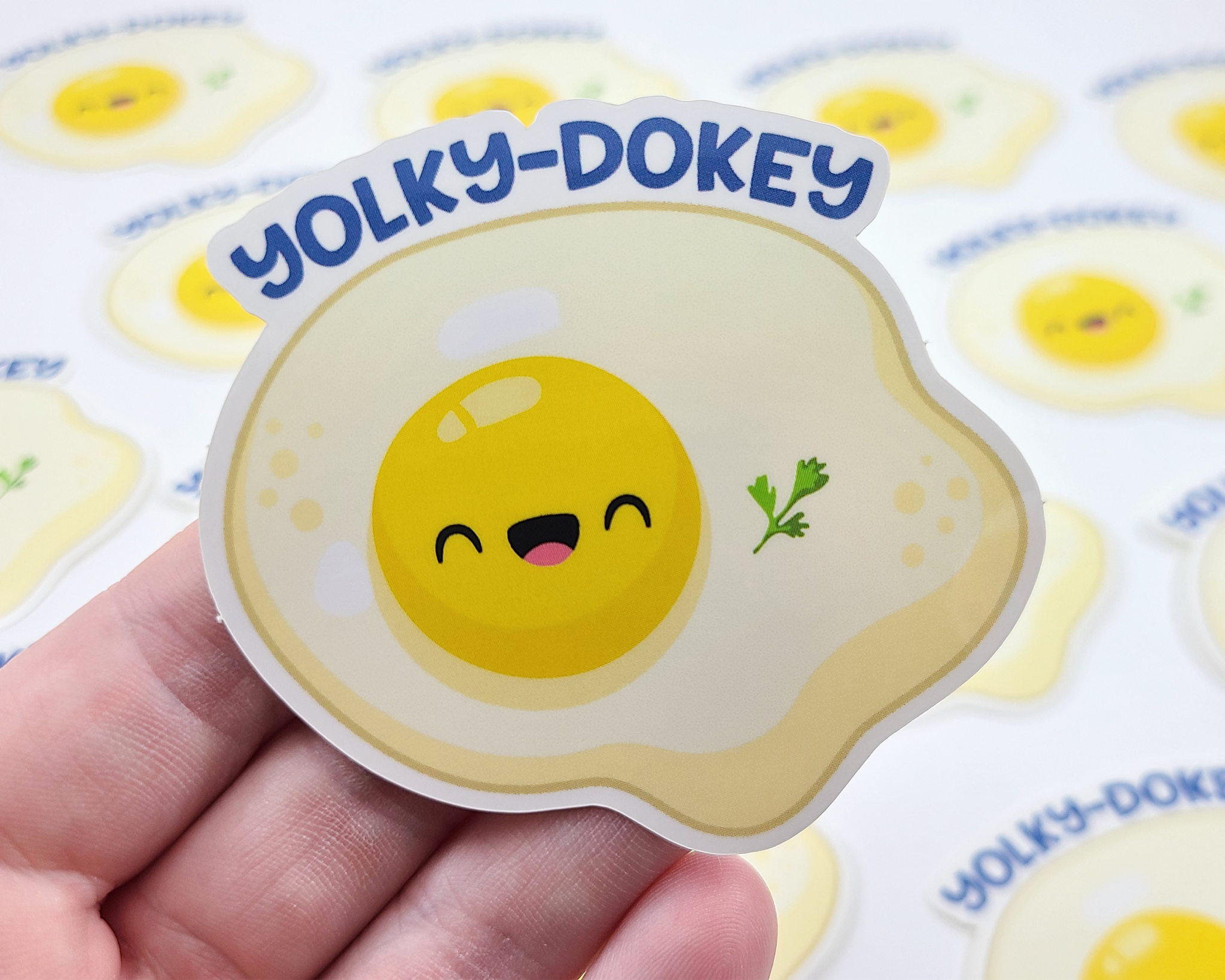 Egg Yolky Dokey Sticker