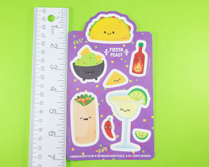 Mexican Food Sticker Sheet