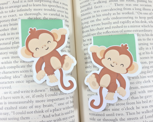 Monkey Magnetic Bookmark