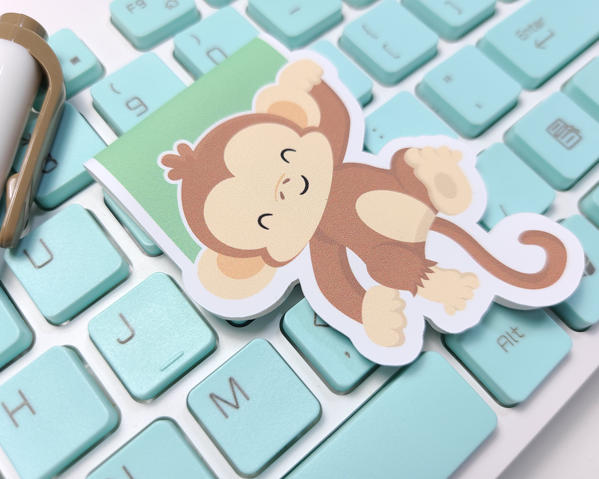 Monkey Magnetic Bookmark