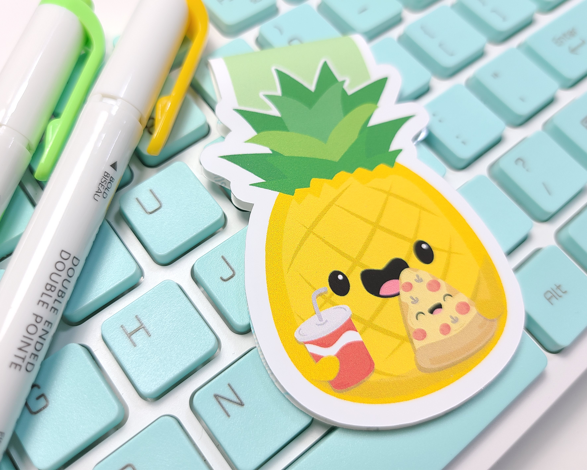 Pineapple Pizza Magnetic Bookmark