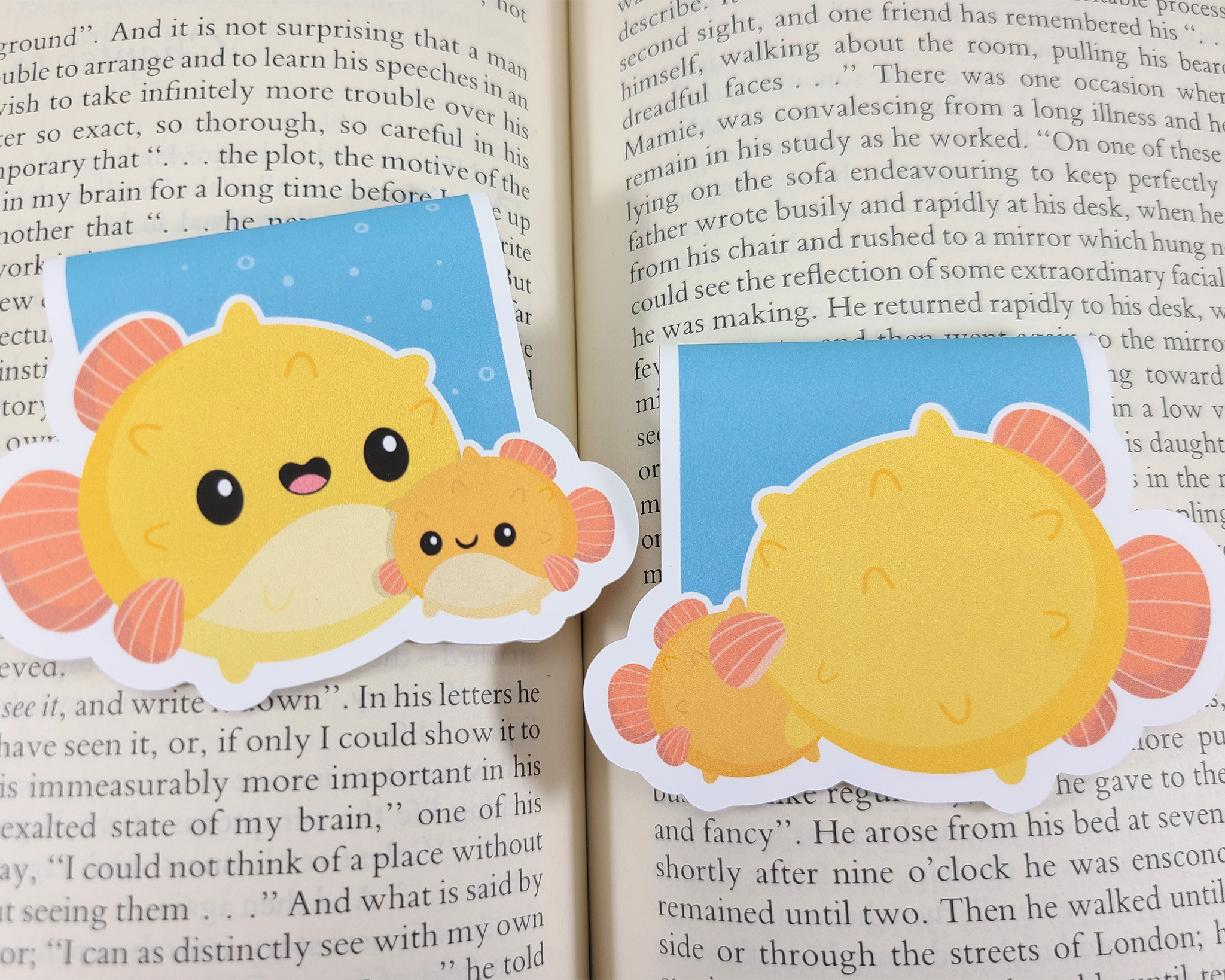 Pufferfish Magnetic Bookmark