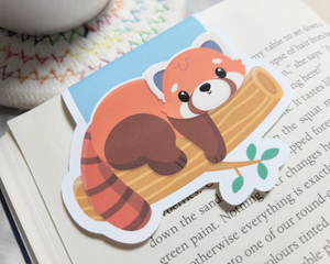 Red Panda Magnetic Bookmark