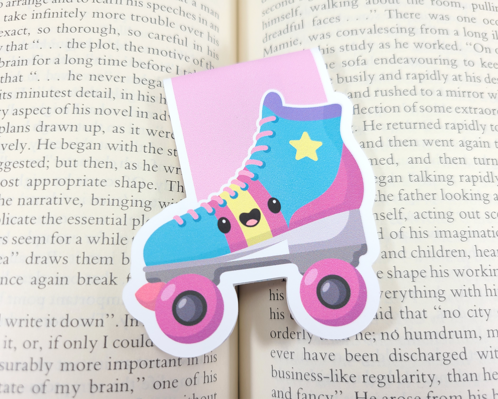 Roller Skate Magnetic Bookmark