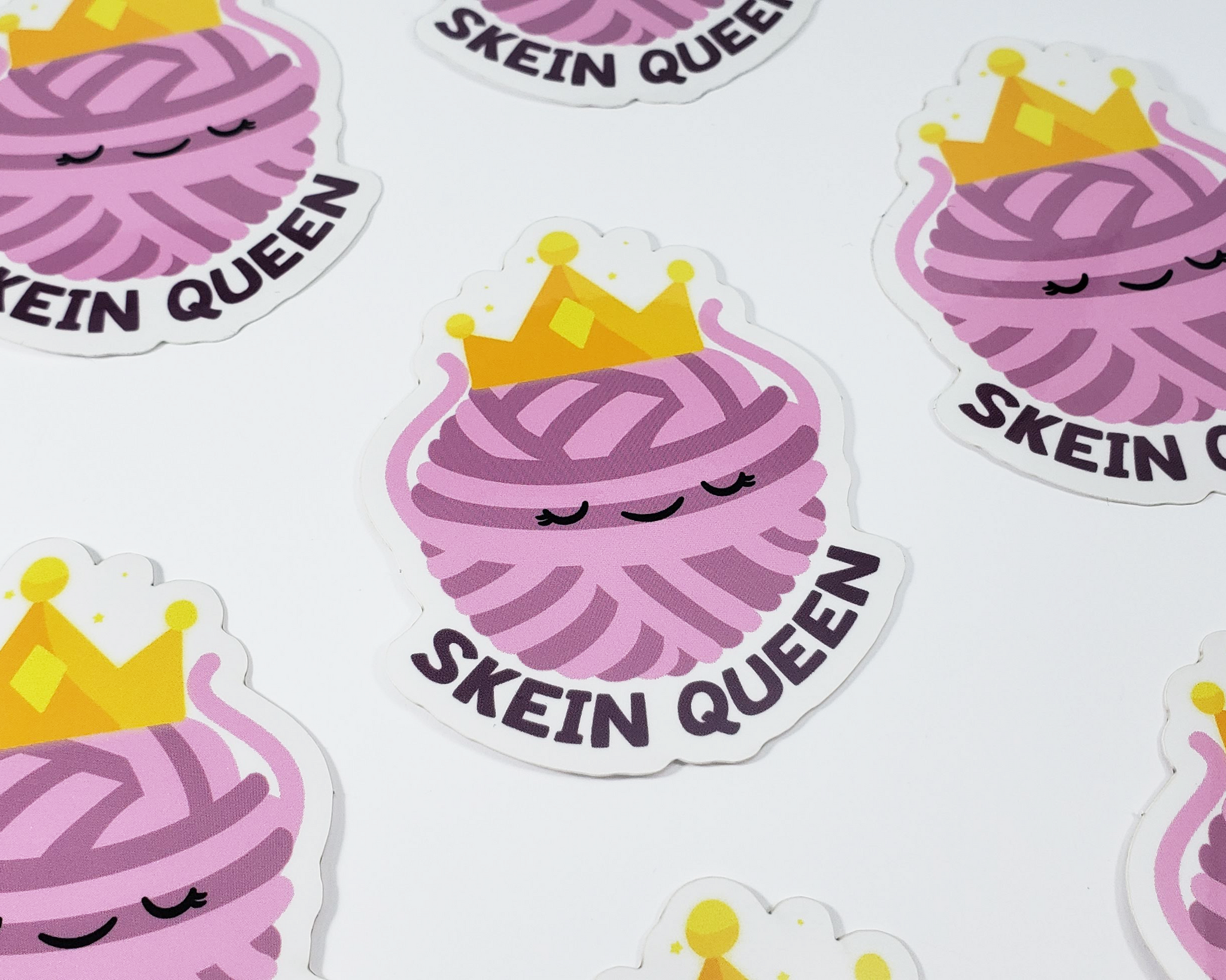 Yarn Skein Queen Sticker