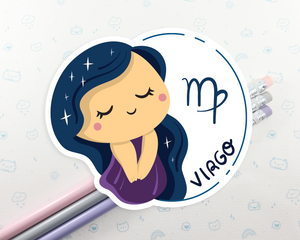 Zodiac Virgo Sticker